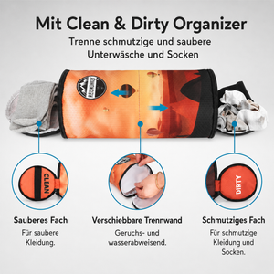 Packing Cubes Clean & Dirty Compress-It