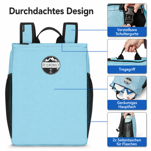 Faltbarer Rucksack 2-in-1 Reismonkey