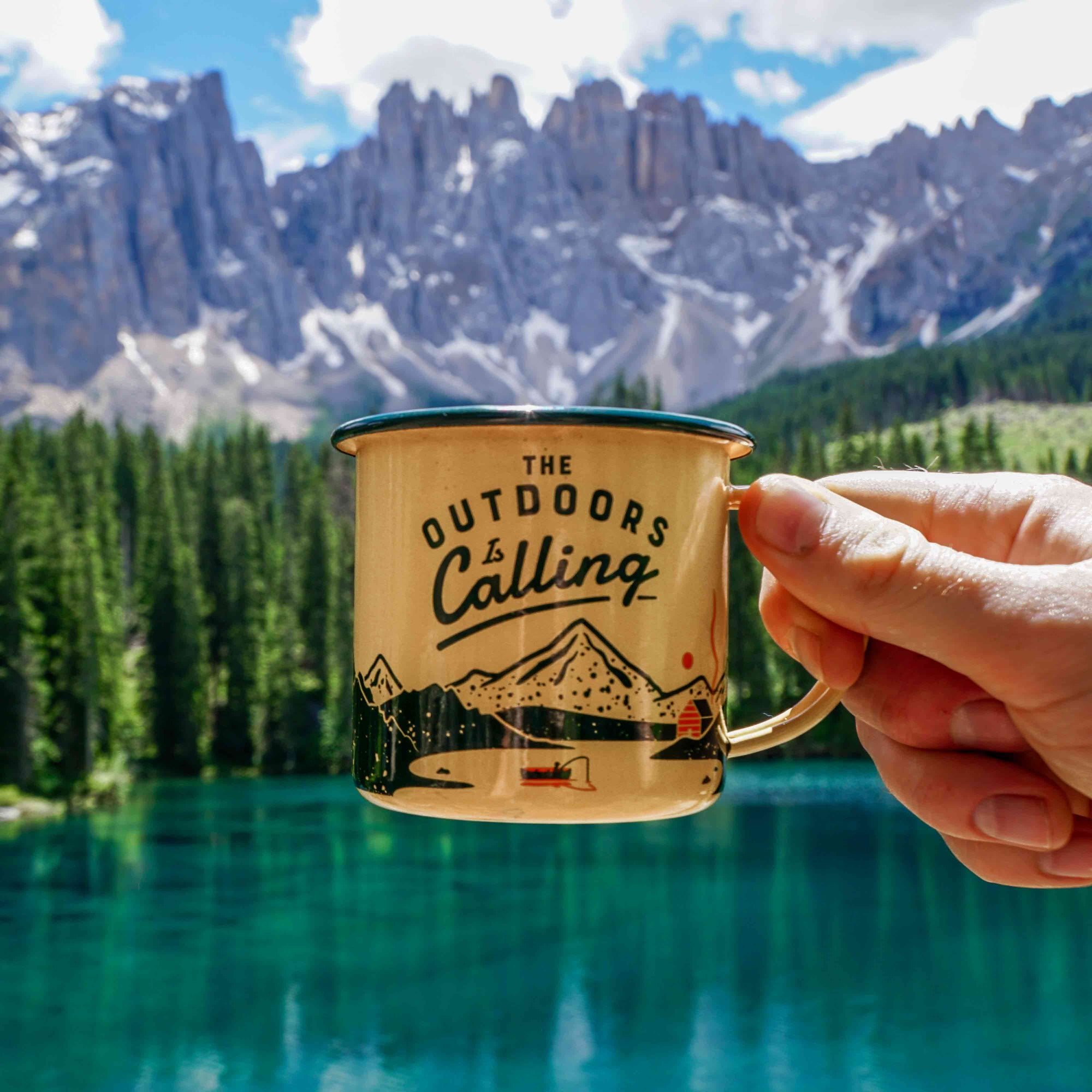 emaille tasse