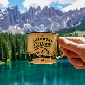 emaille tasse