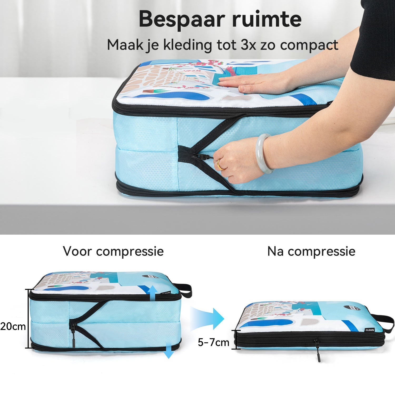 Packing Cube Clean & Dirty Kompression XXL