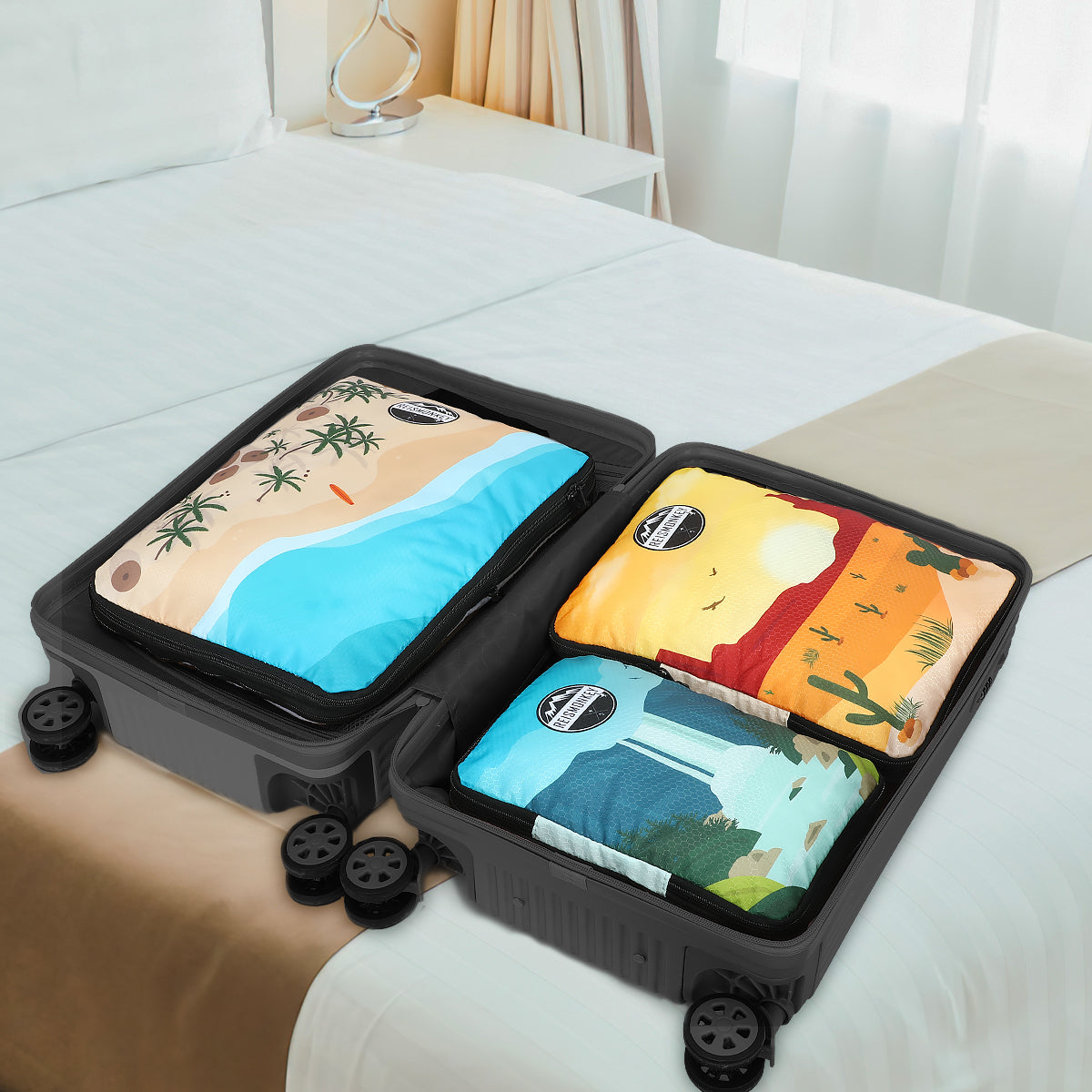 Packing cubes kompression