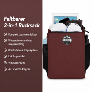 Faltbarer Rucksack 2-in-1 Reismonkey
