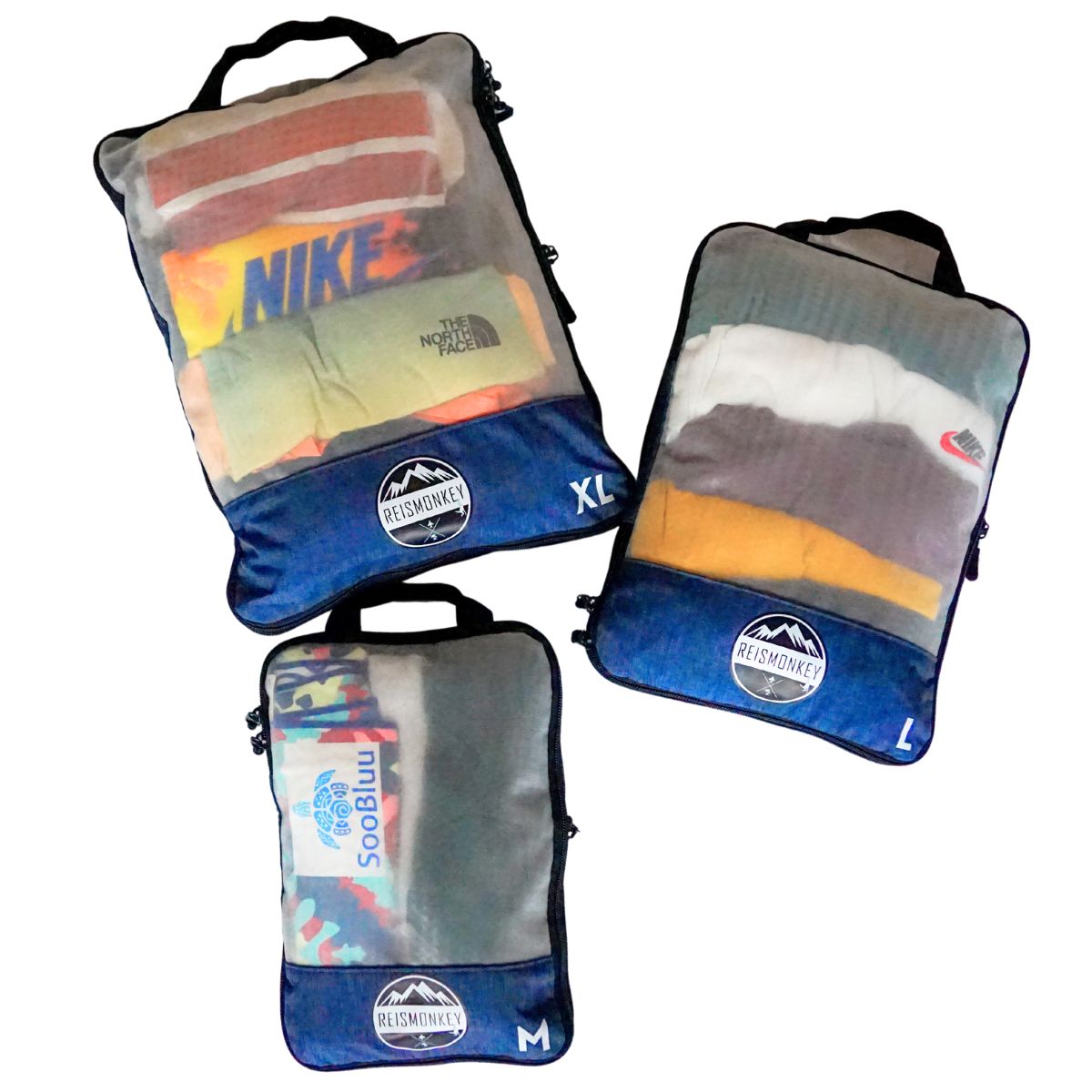 packing cubes transparent
