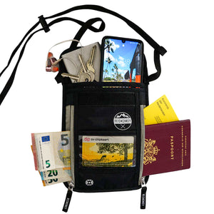 reisebrustbeutel rfid