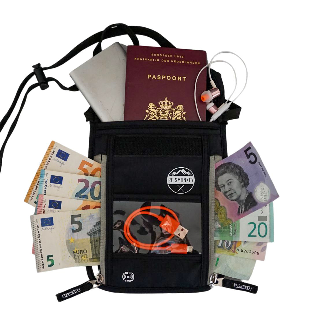 reisebrustbeutel rfid