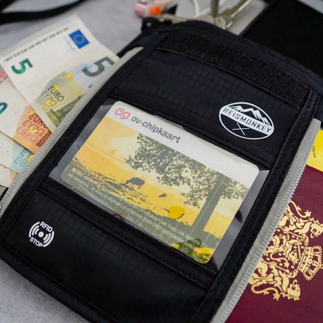reisebrustbeutel rfid