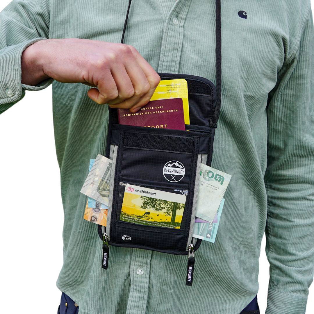 reisebrustbeutel rfid